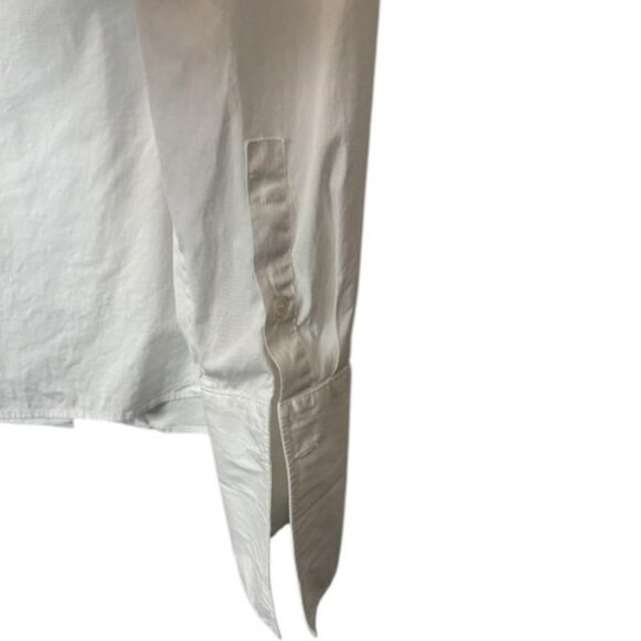 Josef Crisp cream cotton tuxedo style shirt size 14 - Picture 11 of 11